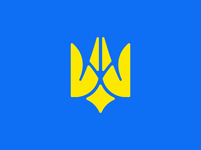 Pray for Ua branding design falkon icon logo minimal nowar pray star treedent ukraine vector