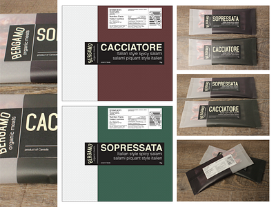 Bergamo Sopressata Packaging - Revisited brand brand design branding consumer packaged goods cpg cpg design design graphic design layout design logo package design packaging