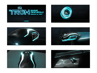 Razer Tron Peripherals 3d animation advertisement branding motion graphics