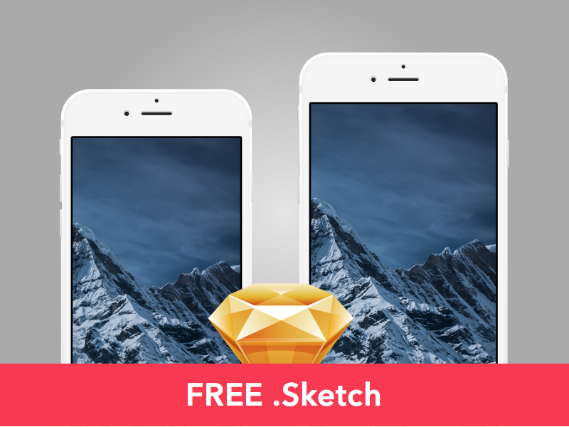 iPhone X Mockup  Clay Styles  PSD  Sketch App  FreeUIDesign