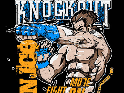 Knockout design graphic design illustration illustrator vector