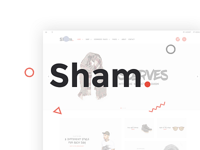 Sham - eCommerce UI/UX Design