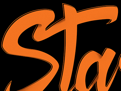 Startups.co Hand Type digital hand type illustration illustrator photoshop startup