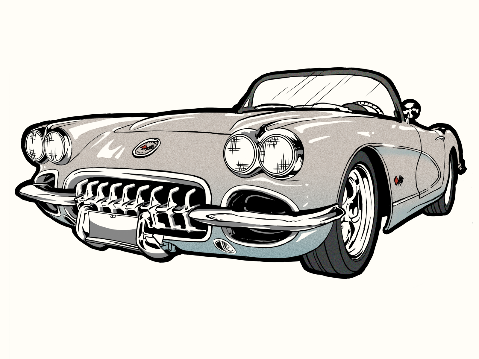 Corvette by Jordan Reilly on Dribbble