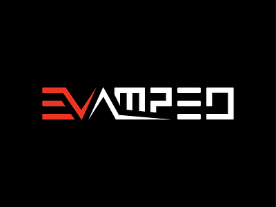 [R]evamped logo branding design electric vehicle logo logo design modern modern logo typography vector
