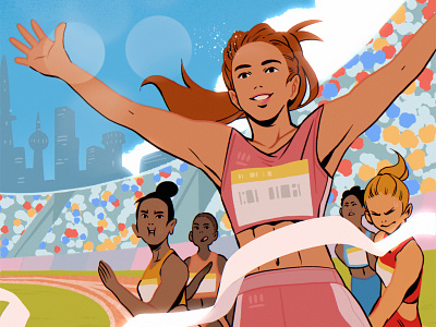 Olympics illustration