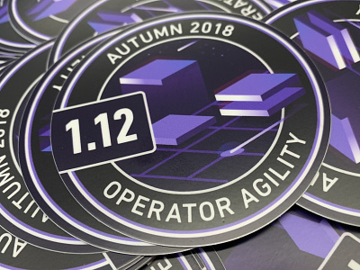 1.12 Release Stickers containers developers mesosphere services space sticker