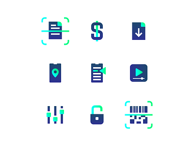 App Plugins Icons Set