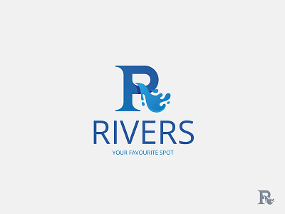 Rivers character r flow letter r r river water