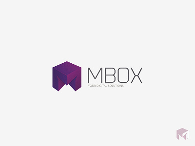 Mbox 3d box character m letter m m tovarkov