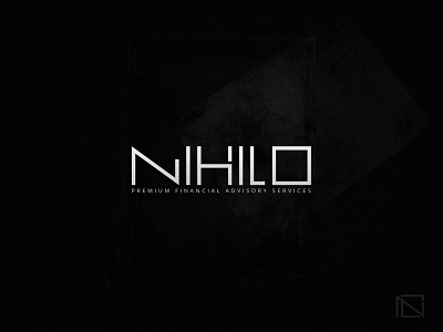 Nihilo logo logotype typography