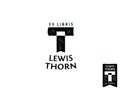 Letter T + book + bookmark logo