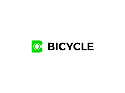 Bicycle b creative logo cycling design icon logo negative space negative space logo smart logo