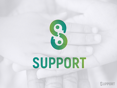 Support S Letter Logomark logo logo icon logo symbol logomark s