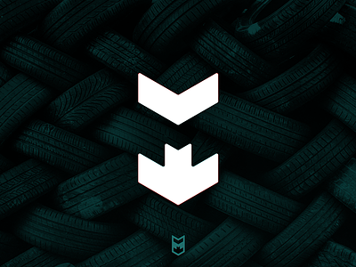 M + arrow logomark