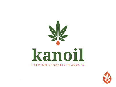 Kanoil cannabidiol cannabis cannabis design cannabis logo cbd cbd oil hemp logo logo design logos logotype marijuana marijuana logo