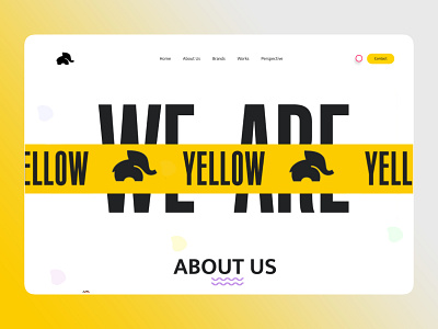 Yellow Elephant Homepage Concept