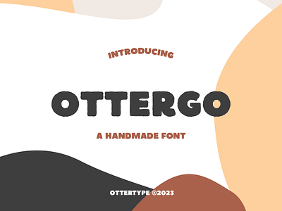 Ottergo - A Handmade Font animation book child children fun funny handmade handwritten illustration kid otter playful playful font sweet unique