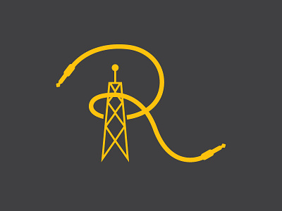Radio Rahim Music branding design graphic identity illustration lettering logo logotype r r logo type