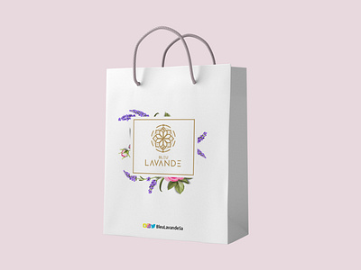 option 2 branding business bag card bag design shopping bag