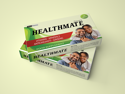 Davis's Healthmate boxdesign branding design designing graphic design graphicdesigning label medicineboxdesign mockups packaging pharmadesigning productbranding productdesigning