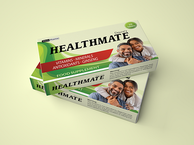 Davis's Healthmate boxdesign branding design designing graphic design graphicdesigning label medicineboxdesign mockups packaging pharmadesigning productbranding productdesigning