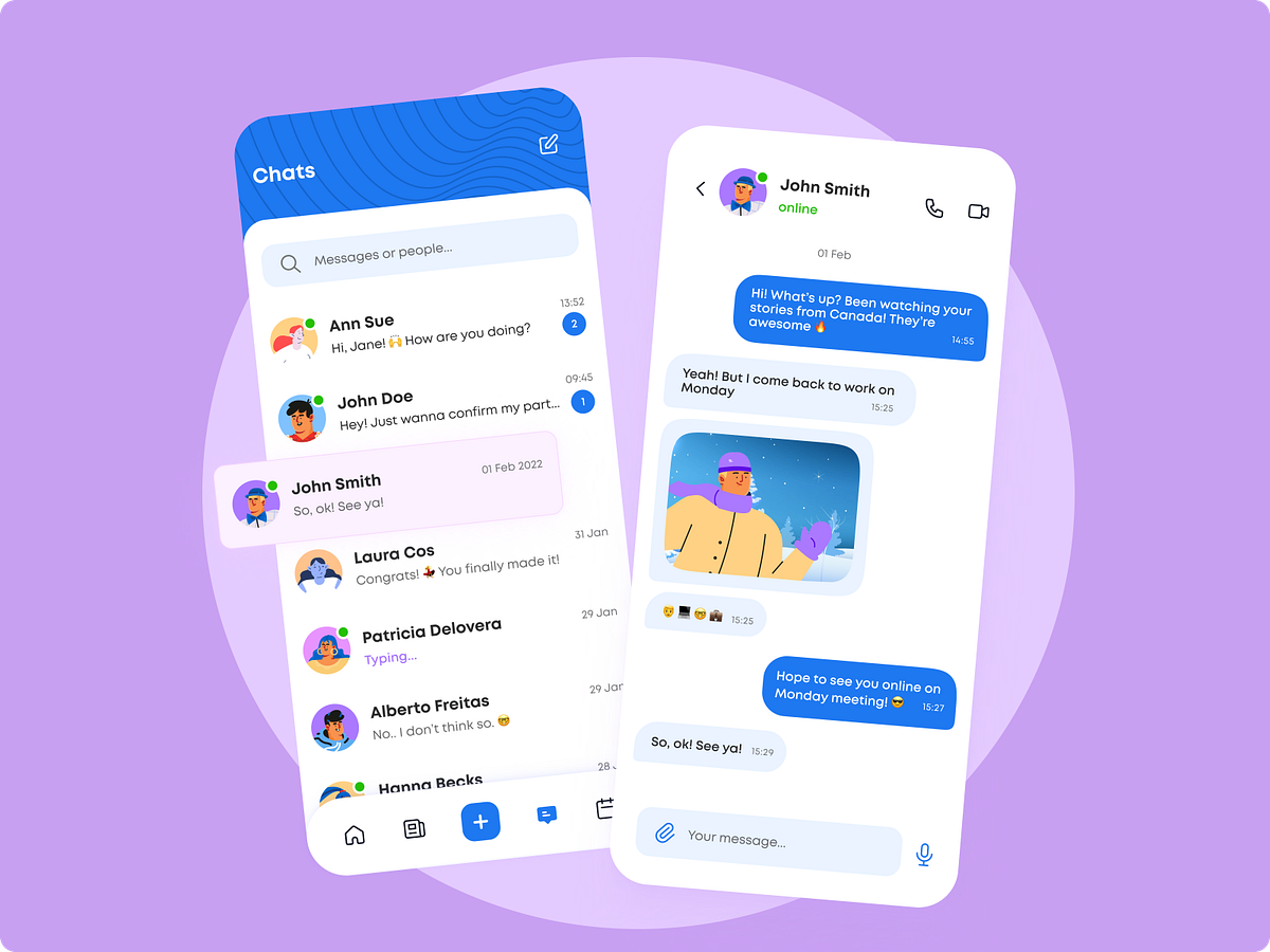 Group-oriented chat platform by Nazar Vasylyshyn for Qubstudio: UX/UI ...