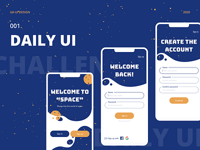 DAILY UI 001 | SIGN UP