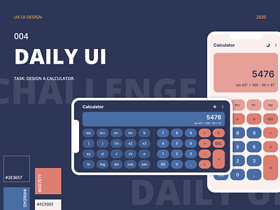DAILY UI 004 | CALCULATOR calculator dailyui dailyui004 design ui