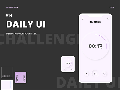 DAILY UI 014 | TIMER countdown timer dailyui design timer ui uxui
