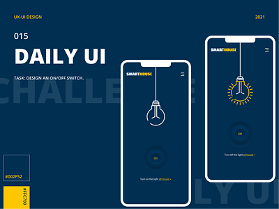 DAILY UI 015 | ON/OFF SWITCH dailyui design on off onoffswitch smarthome switch ui uxui