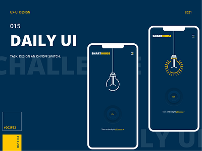 DAILY UI 015 | ON/OFF SWITCH