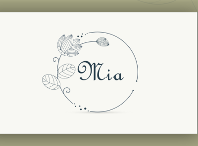 logo for a flower shop