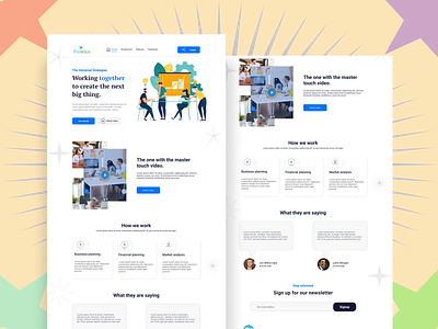 Marking landing page