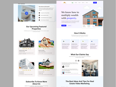 Real estate landing page