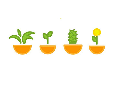 Plant Family icon plants