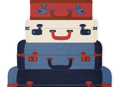 Amtrak Baggage americana amtrak baggage illustration