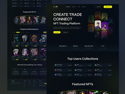 Loobr-NFT Trading Landing Page.