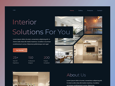 Interior Design Website