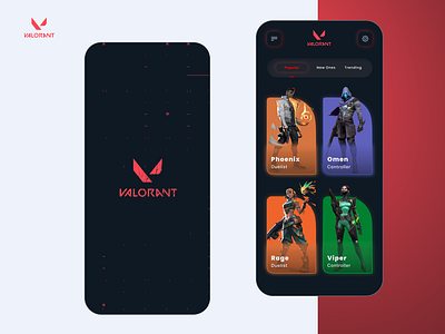 Valorant App UI