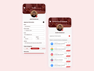 Finding Job App UIUX