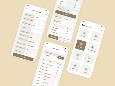Shipment App UI