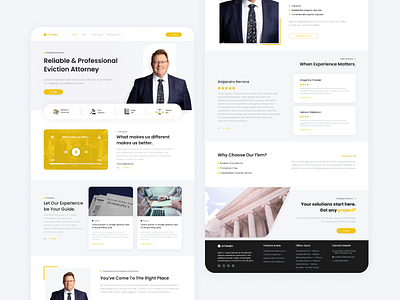 Attorney Website UI