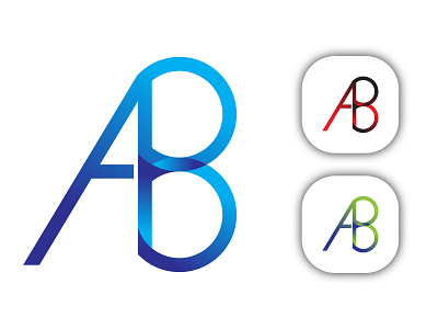 AB letter logo design