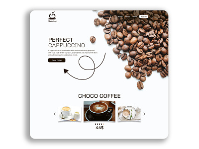 Coffee Web design app branding clean coffe web coffee ux coffeeshop design graphic design minimal ui ux web website