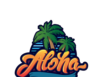 Aloha hawaii Logo Designs