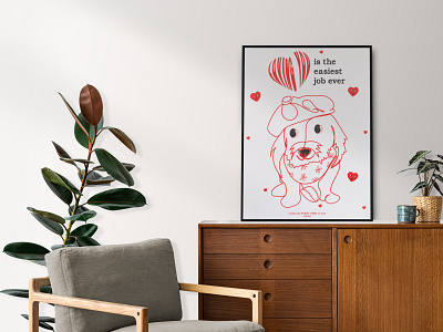 Puppy Love Poster Art Print