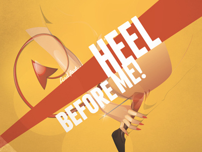 Heel before me high heels pinup vintage