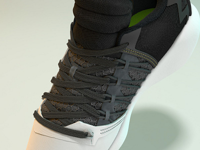 Remodel 3d Nike Shoes - detail nike remodel3d shoes zbrush
