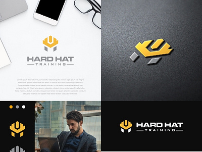 This is a Professional Business Hard Hat Training Logo Design branding design business lgo h logo hard hat logo logo logo design logo designer logo maker minimal logo